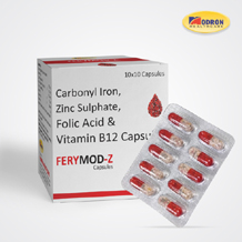  pcd franchise products in Haryana - Modron Healthcare -	capsules ferymod-z.jpg	